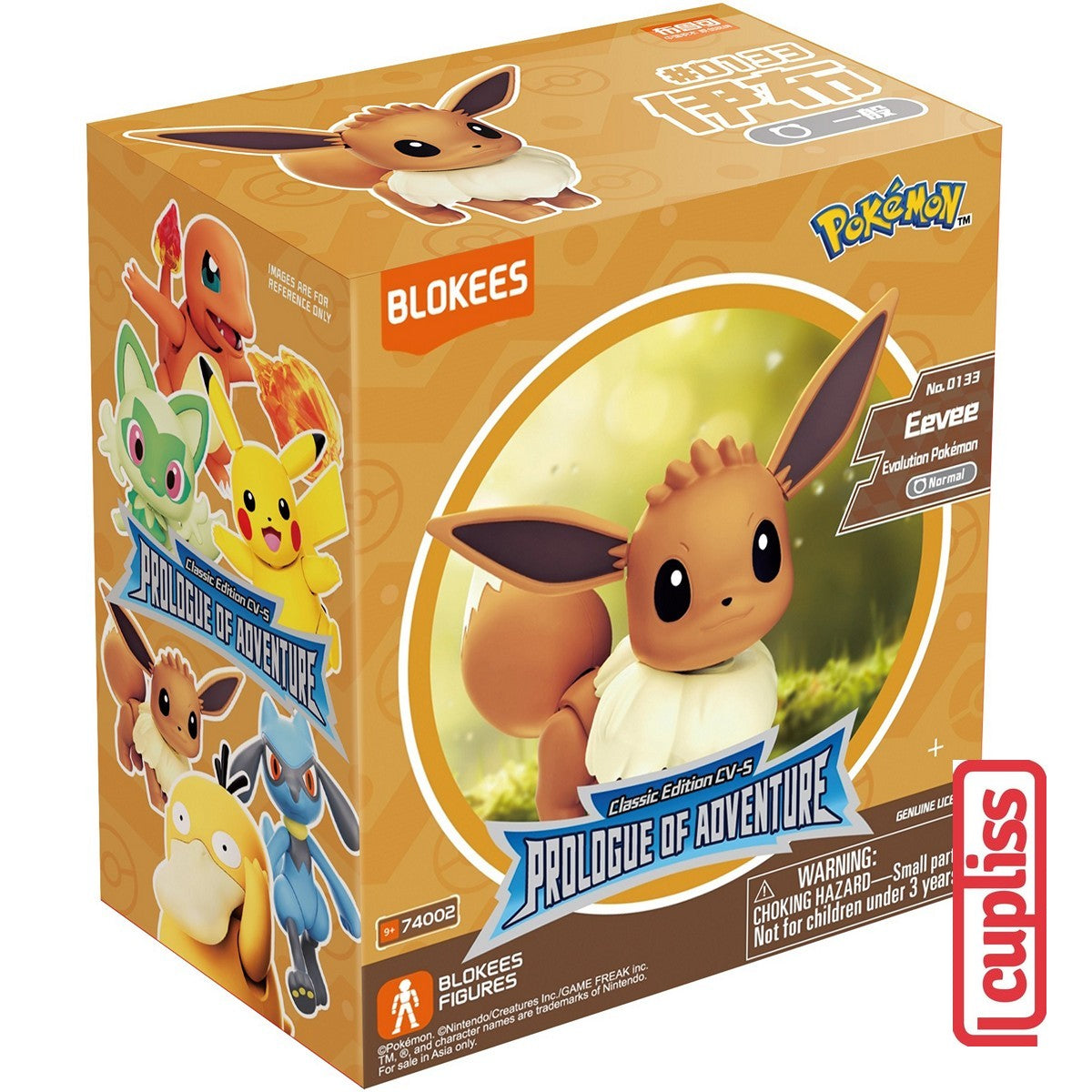 BLOKEES 74002 Figure Pokemon Eevee Classic Edition CV-S
