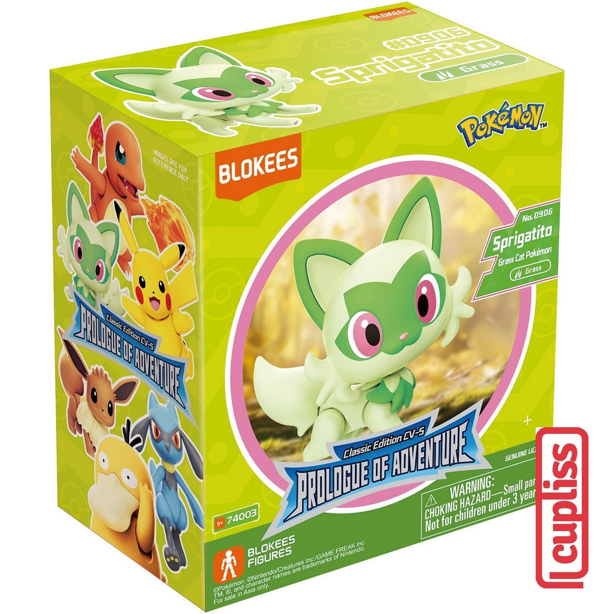 BLOKEES 74003 Figure Pokemon Sprigatito Classic Edition CV-S