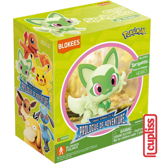 BLOKEES 74003 Figure Pokemon Sprigatito Classic Edition CV-S