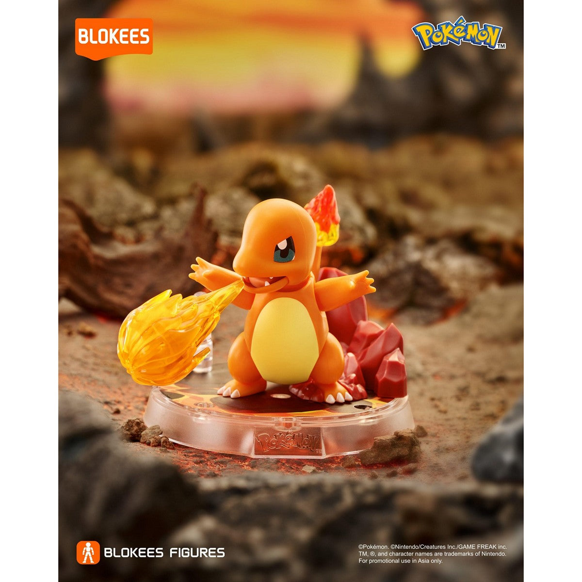 BLOKEES 74006 Figure Pokemon Charmander Classic Edition CV-S