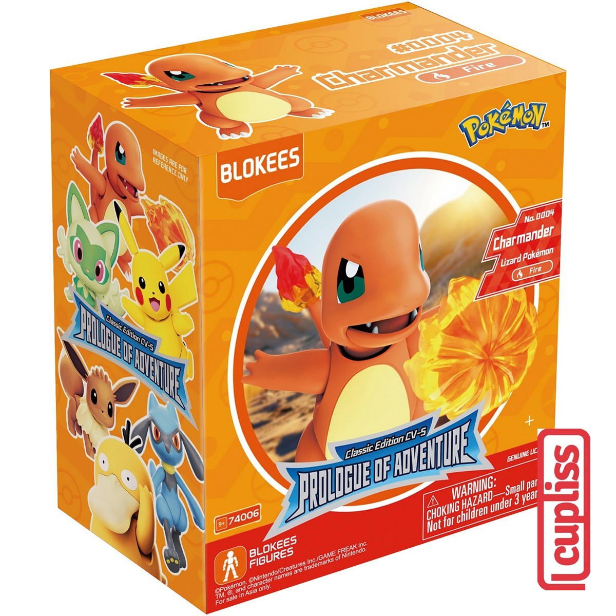 BLOKEES 74006 Figure Pokemon Charmander Classic Edition CV-S
