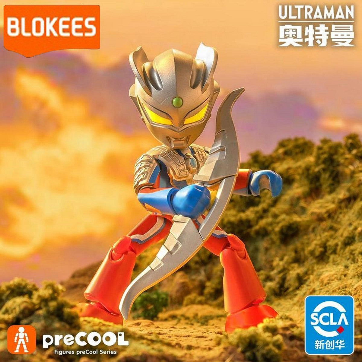 BLOKEES 74826 Figure Ultraman Precool 02 Ultraman Zero