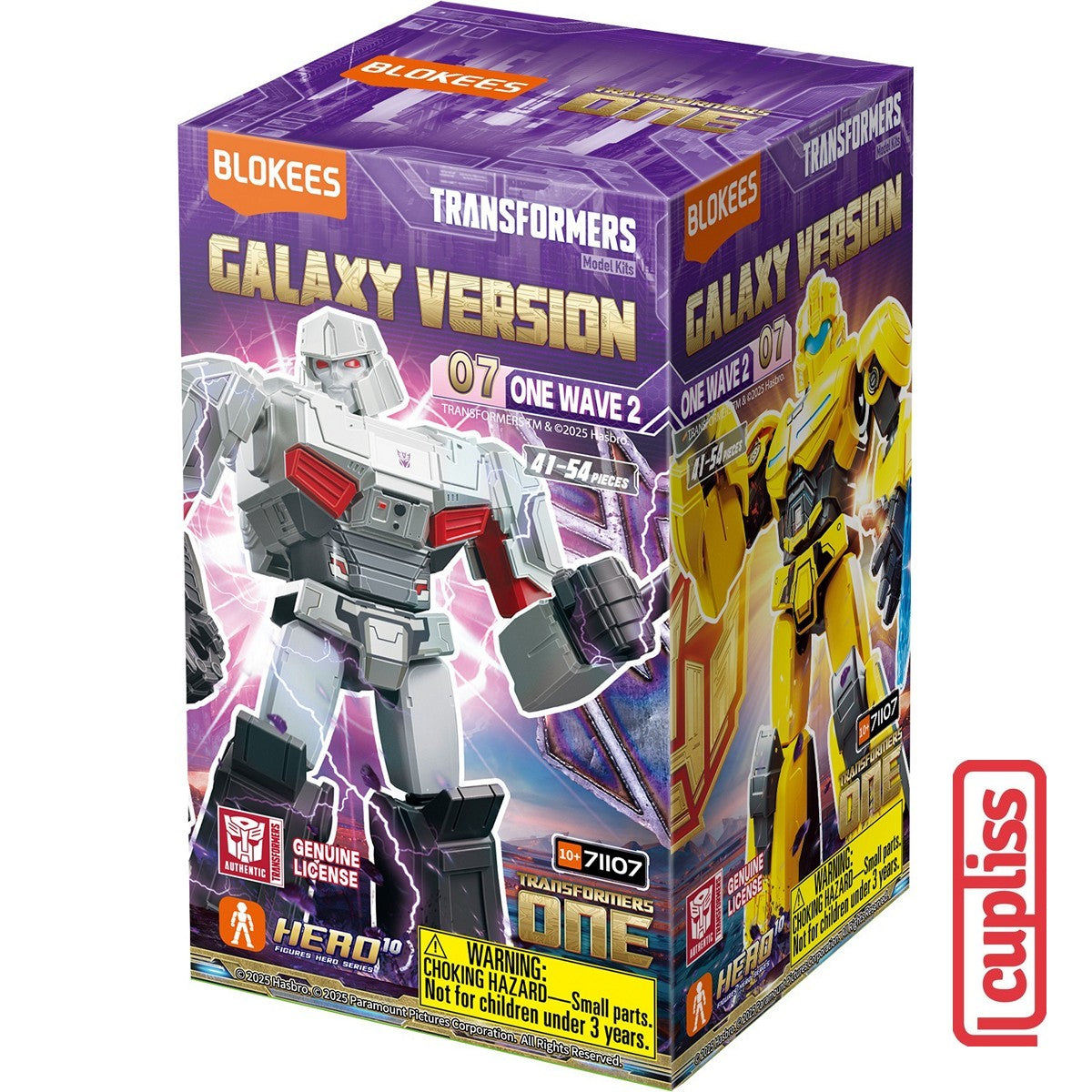 BLOKEES 71107 Figure Mini Transformers GV-07 Galaxy Version 07 Opening a New Chapter One Wave 2 GV07