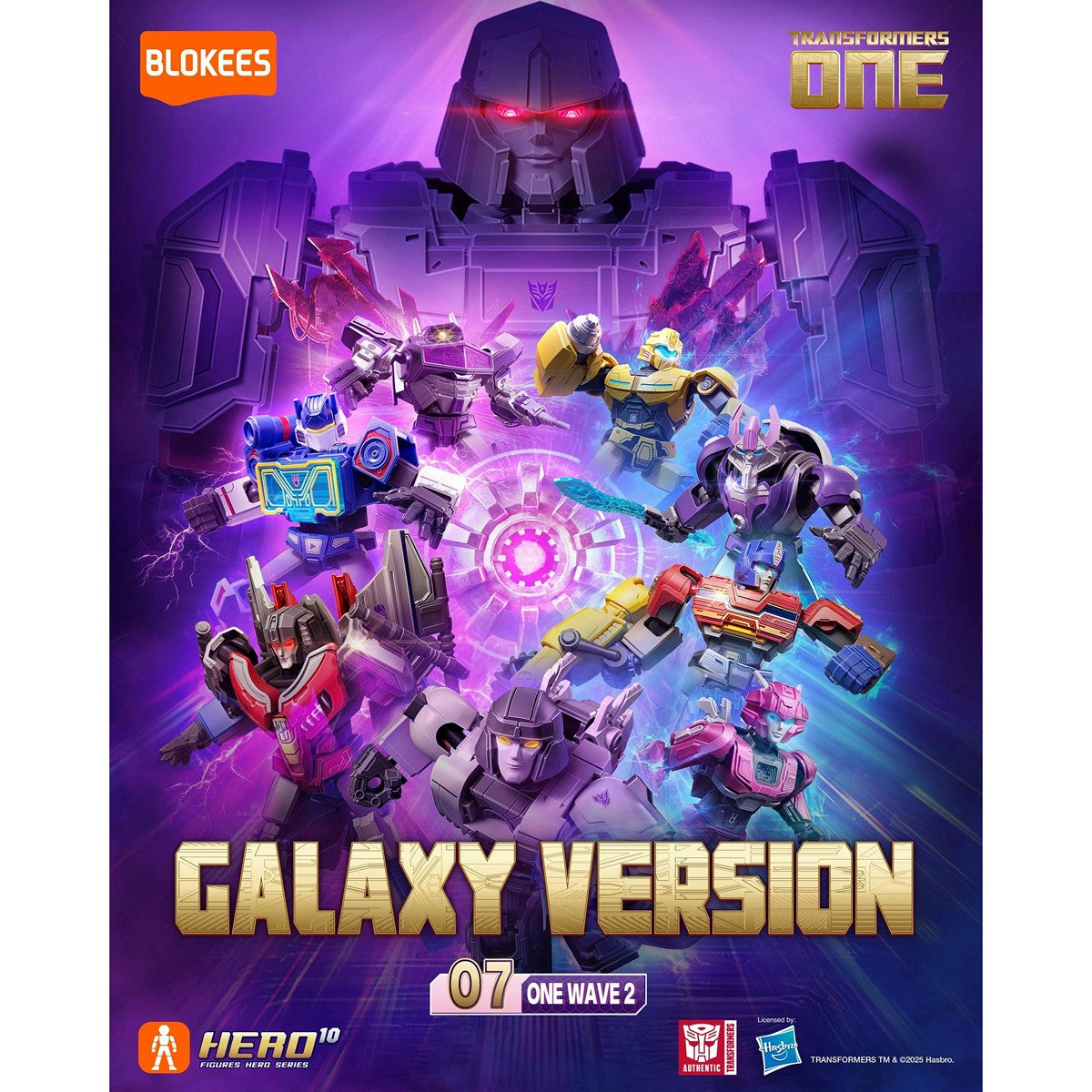 BLOKEES 71107 Figure Mini Transformers GV-07 Galaxy Version 07 Opening a New Chapter One Wave 2 GV07