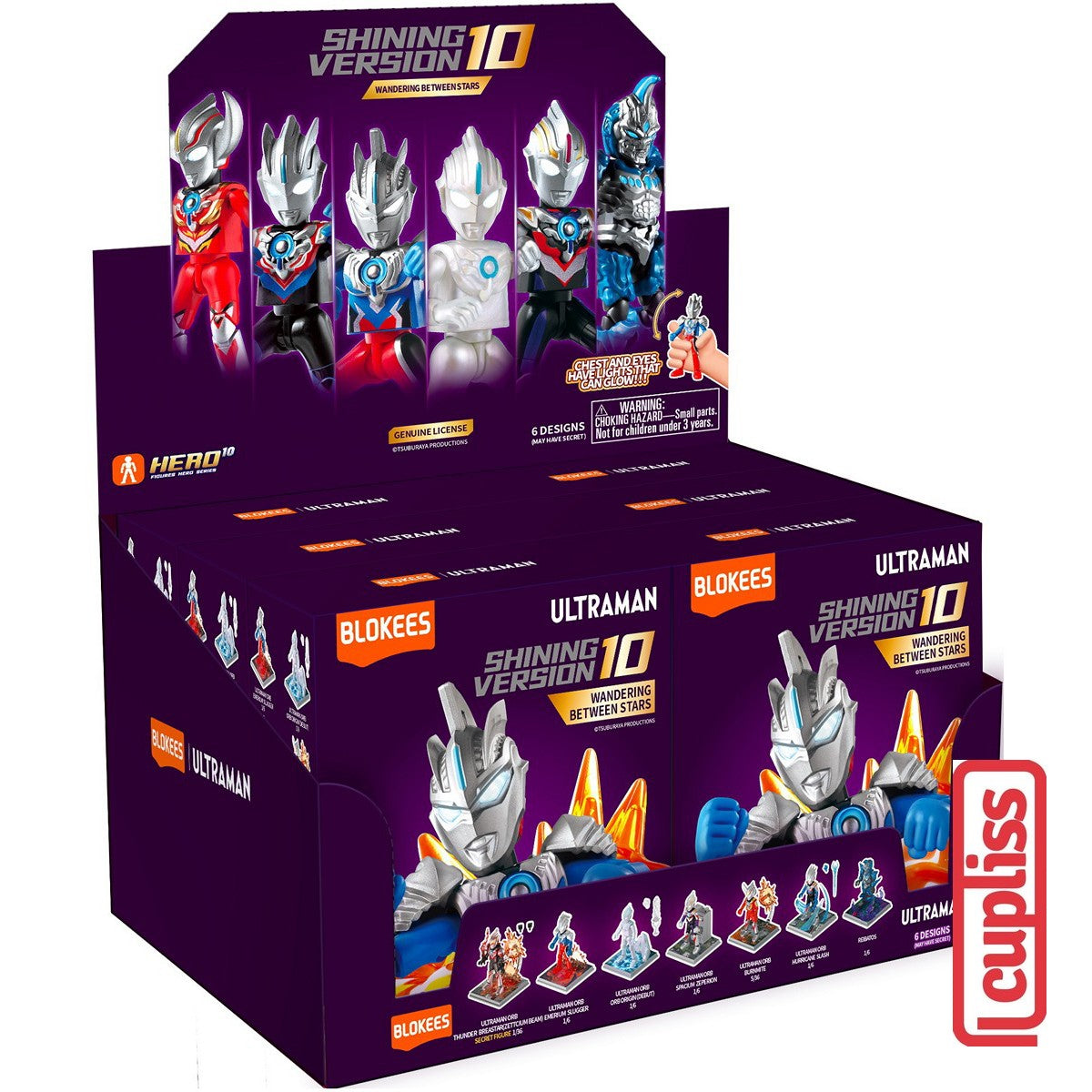 BLOKEES 73210 Figure Ultraman SV-10 Shining Version 10 Wandering Between Stars SV10 Box