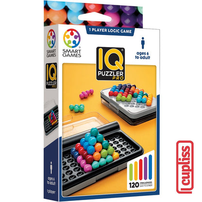 SmartGames 455 IQ Puzzler Pro Pocket Board Game Mainan Edukasi Anak Dewasa Travel Size Smart Games