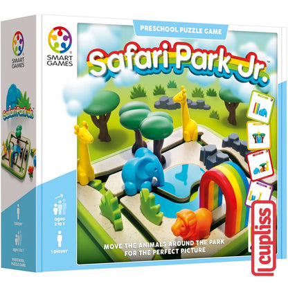 SmartGames 042 Safari Park Jr Preschool Board Game Mainan Edukasi Anak Dewasa Travel Size Smart Games