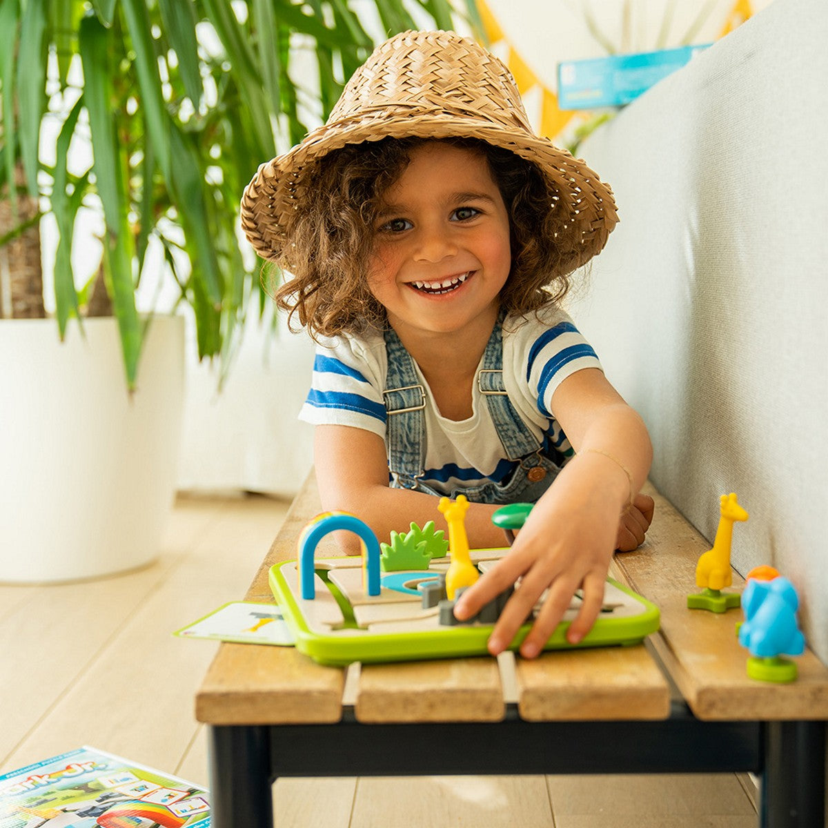 SmartGames 042 Safari Park Jr Preschool Board Game Mainan Edukasi Anak Dewasa Travel Size Smart Games