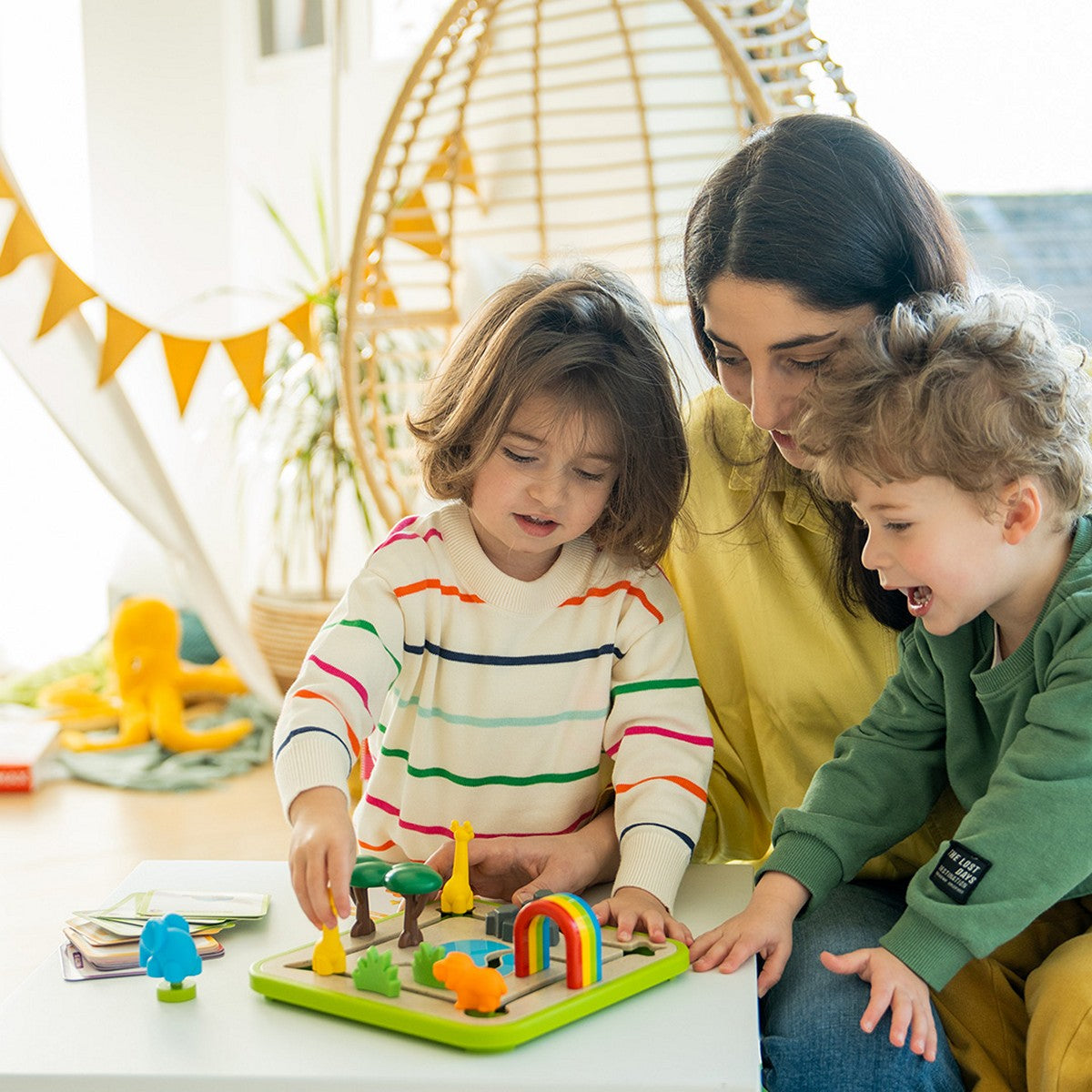 SmartGames 042 Safari Park Jr Preschool Board Game Mainan Edukasi Anak Dewasa Travel Size Smart Games