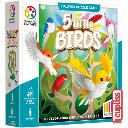 SmartGames 039 5 Little Birds Classic Board Game Mainan Edukasi Anak Dewasa Travel Size Smart Games