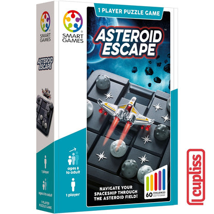 SmartGames 426 Asteroid Escape Compact Board Game Mainan Edukasi Anak Dewasa Travel Size Smart Games