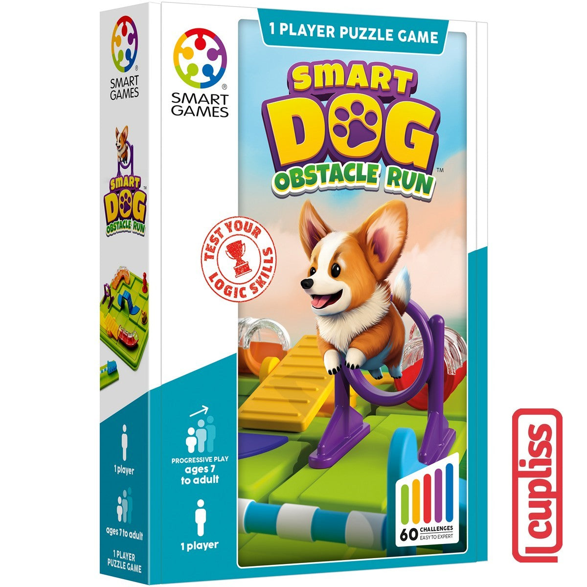 SmartGames 451 Smart Dog Compact Board Game Mainan Edukasi Anak Dewasa Travel Size Smart Games