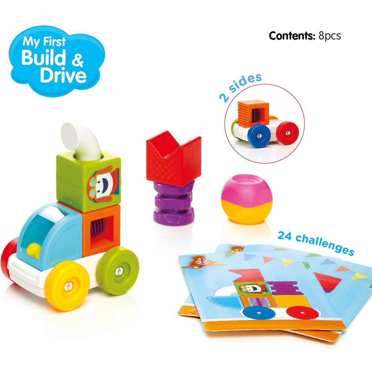 SmartMax 237 My First Build and Drive Magnetic Mainan Edukasi Magnet Anak Smart Max
