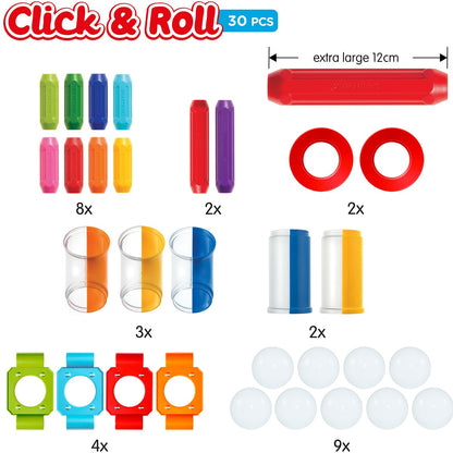 SmartMax 404 Click and Roll Play Magnetic Mainan Edukasi Magnet Anak Smart Max