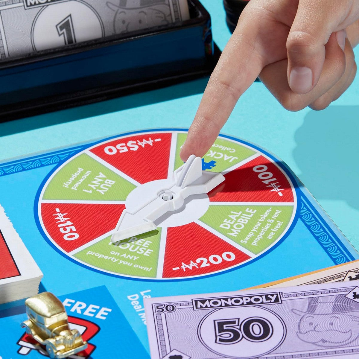 Hasbro Board Game G0718 Monopoly Free Parking Jackpot Expansion Add On