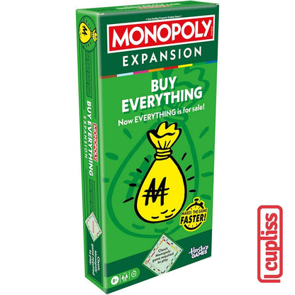 Hasbro Board Game G0720 Monopoly Buy Everything Expansion Add On