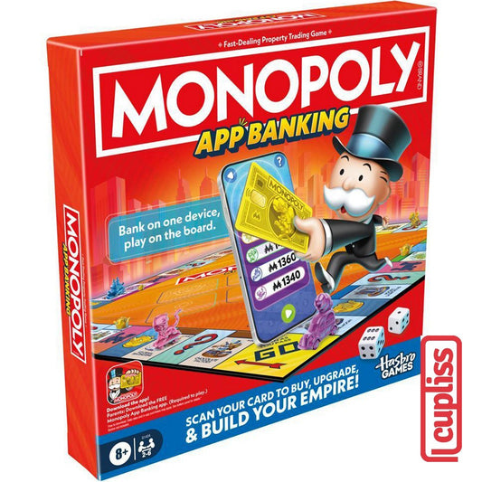 Hasbro Board Game G1424 Monopoly App Banking