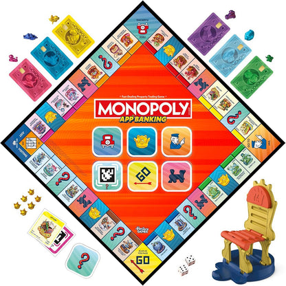 Hasbro Board Game G1424 Monopoly App Banking