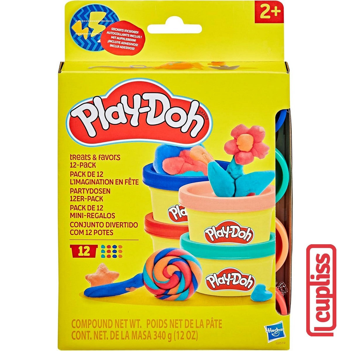 Play Doh Treats and Favors 12 pack Hasbro G0519 Playdoh