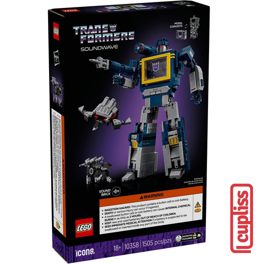 LEGO Icons 10358 Transformers Soundwave