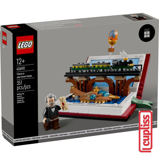 LEGO Promotional 40690 Tribute to Jules Verne Books