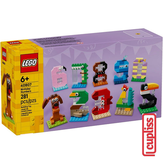 LEGO Seasonal 40807 Birthday Numbers