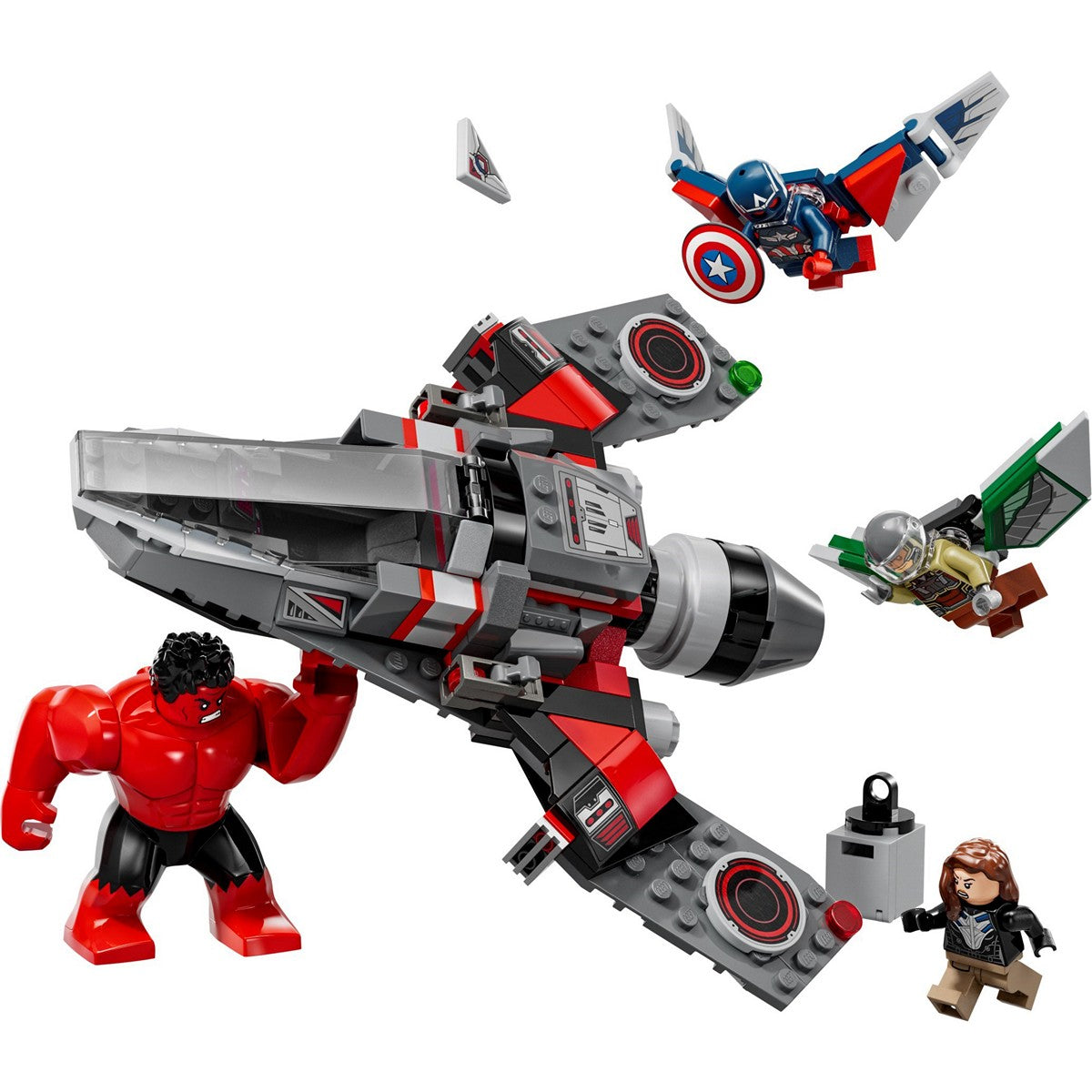 LEGO Superheroes 76292 Captain America vs Red Hulk Battle
