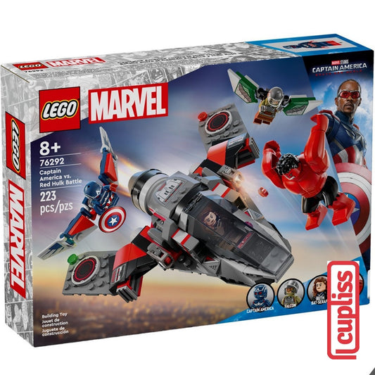 LEGO Superheroes 76292 Captain America vs Red Hulk Battle