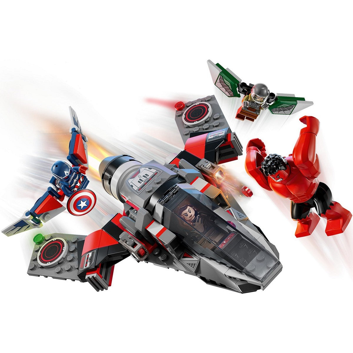 LEGO Superheroes 76292 Captain America vs Red Hulk Battle