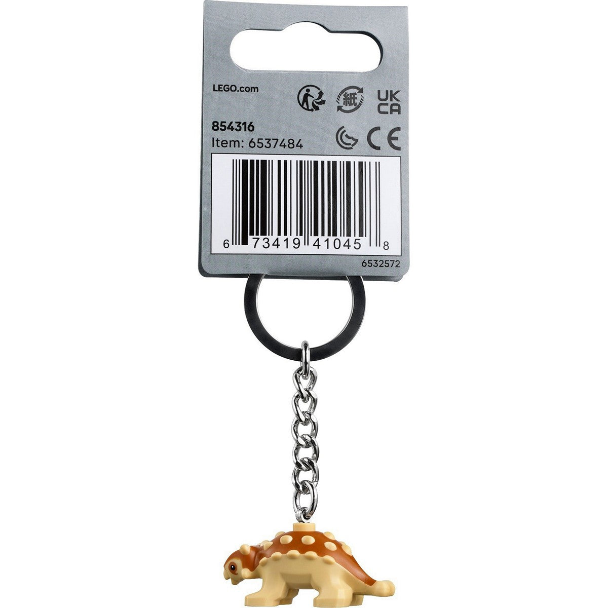 LEGO Keychain 854316 Baby Ankylosaurus Key chain Minifigure