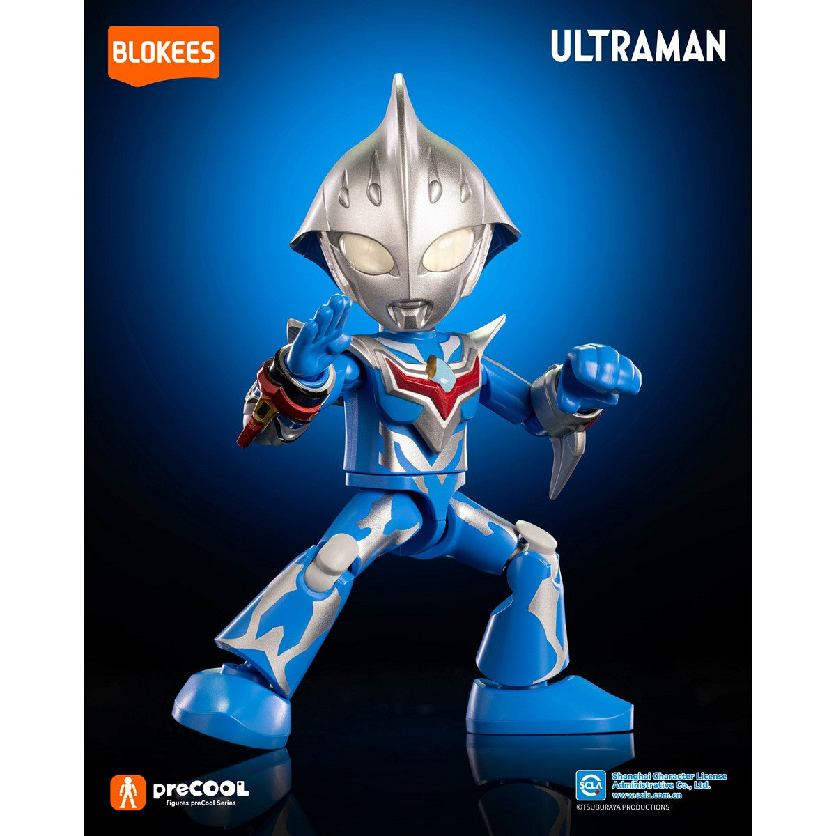 BLOKEES 74847 Figure Ultraman Precool 06 Utraman Nexus Junis Blue