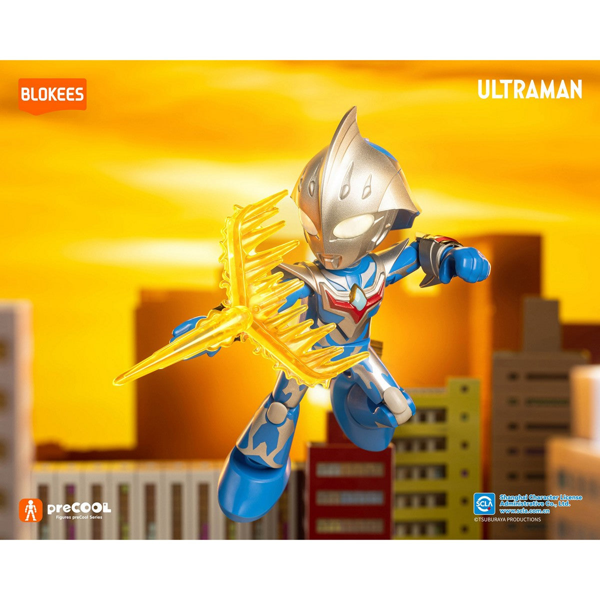 BLOKEES 74847 Figure Ultraman Precool 06 Utraman Nexus Junis Blue