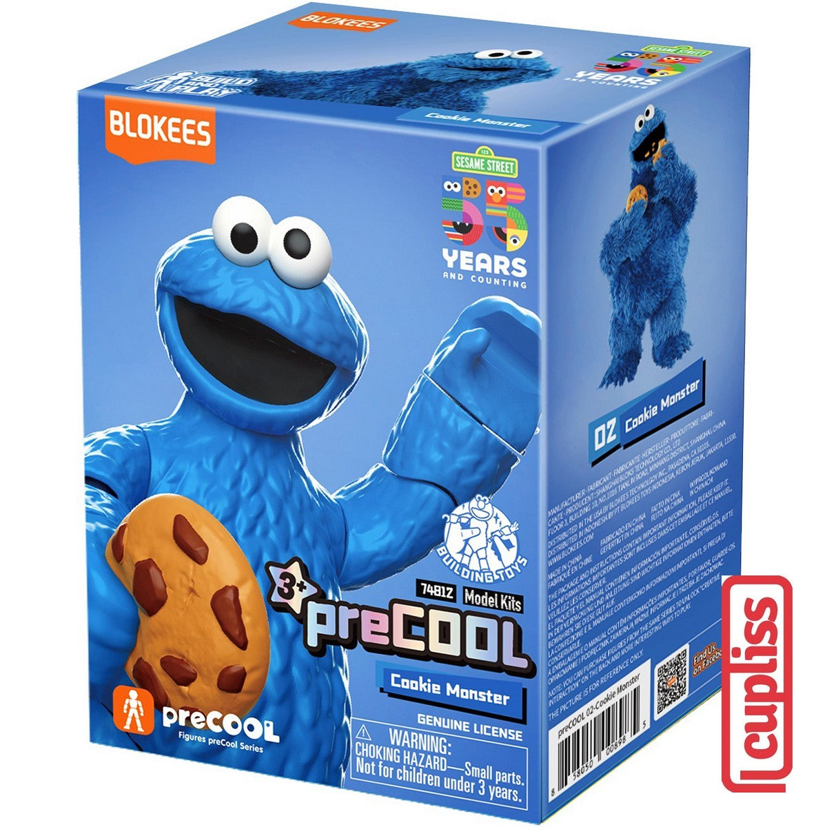 BLOKEES 74812 Figure Sesame Street Precool 02 Cookie Monster