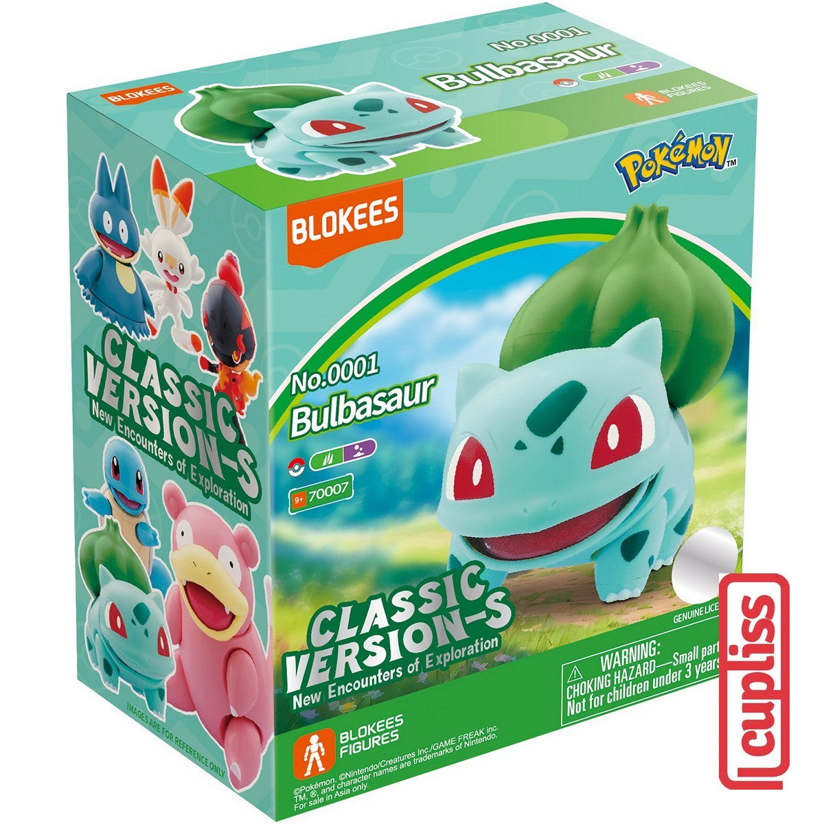 BLOKEES 74007 Figure Pokemon Bulbasaur Classic Edition CV-S