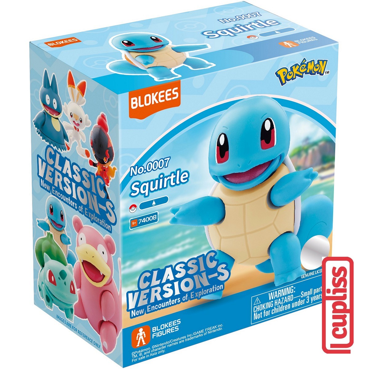 BLOKEES 74008 Figure Pokemon Squirtle Classic Edition CV-S