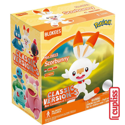 BLOKEES 74011 Figure Pokemon Scorbunny Classic Edition CV-S