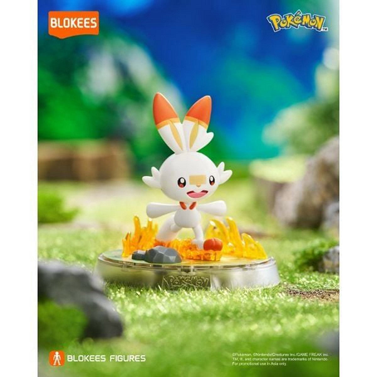 BLOKEES 74011 Figure Pokemon Scorbunny Classic Edition CV-S