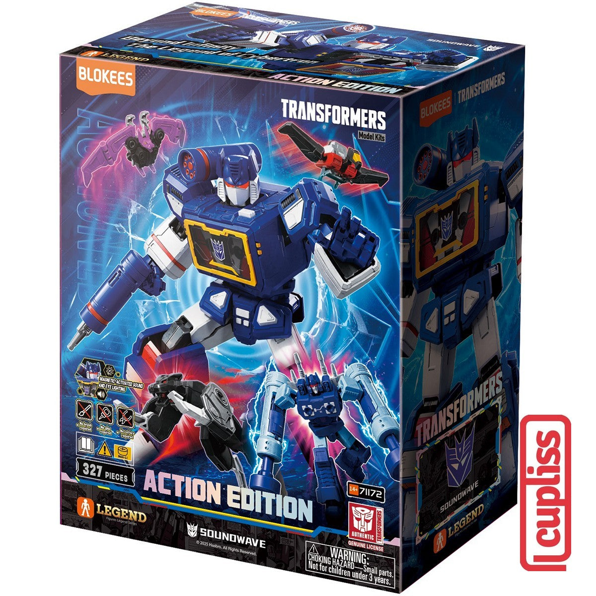 BLOKEES 71172 Figure Transformers AE03 Action Edition 03 Soundwave