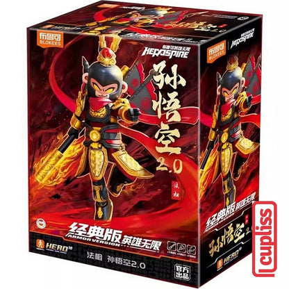 BLOKEES 85046 Figure Herospire AMV-28 Armor Version 28 Monkey King 2.0 Mythical Hero Infinity AMV28