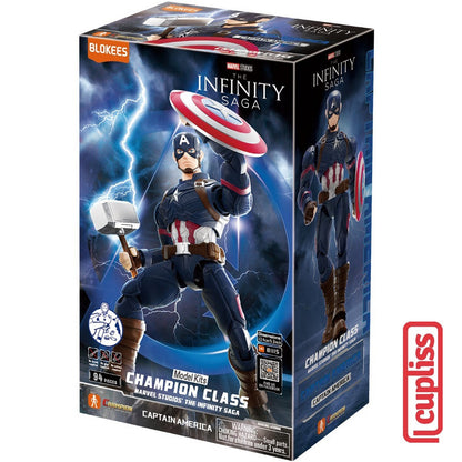 BLOKEES 81115 Figure Marvel Hero Champion Class CC03 Captain America
