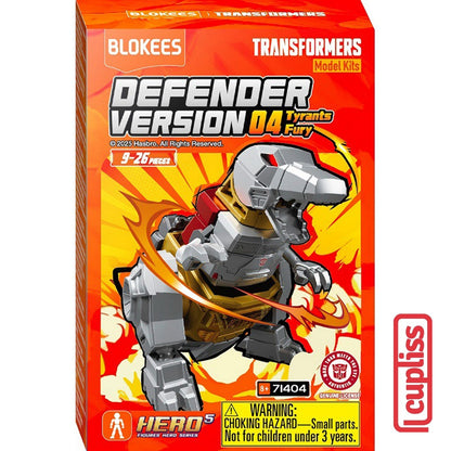 BLOKEES 71404 Figure Mini Transformers DV-04 Defender Version 04 Tyrants Fury DV04