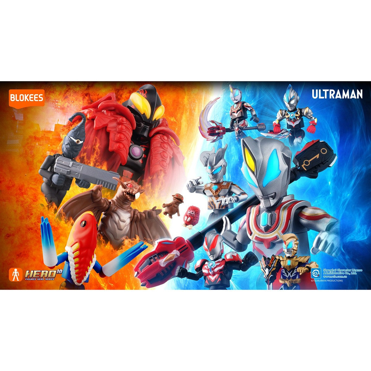 BLOKEES 73114 Figure Mini Ultraman GV-14 Galaxy Version 14 Connect The Wishes GV14