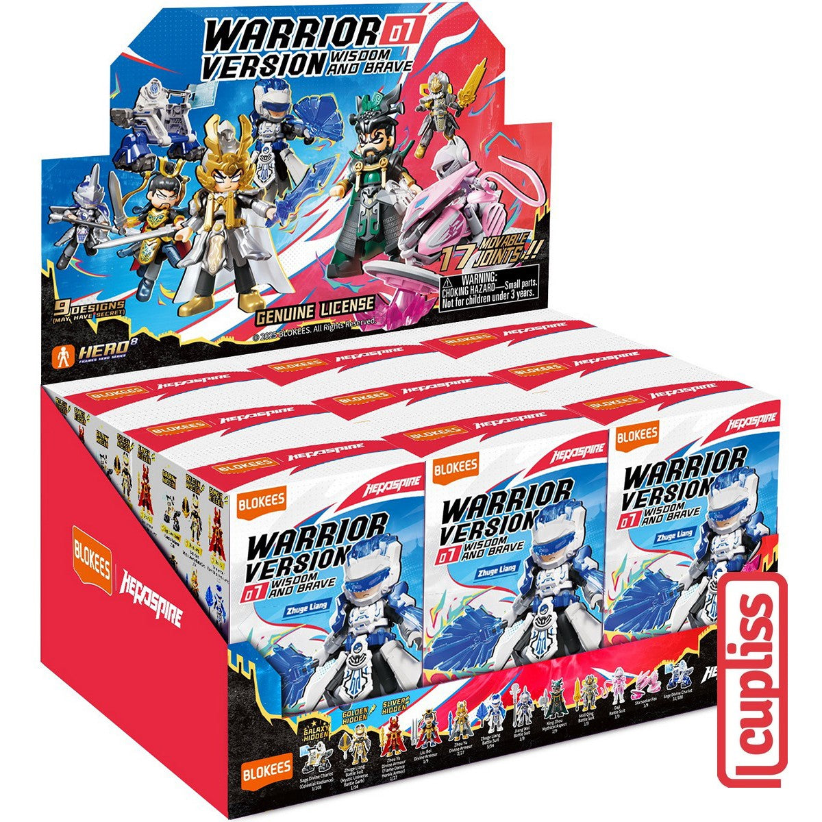 BLOKEES 85042 Figure Herospire WV-07 Warrior Version 07 Wisdom and Brave WV07 Box