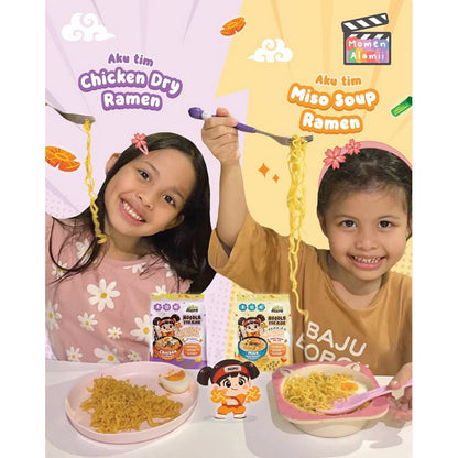 Alamii Noodle Ramen Mie Sehat Anak For Kids Miso Soup Chicken Dry