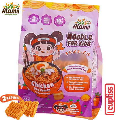 Alamii Noodle Ramen Mie Sehat Anak For Kids Miso Soup Chicken Dry