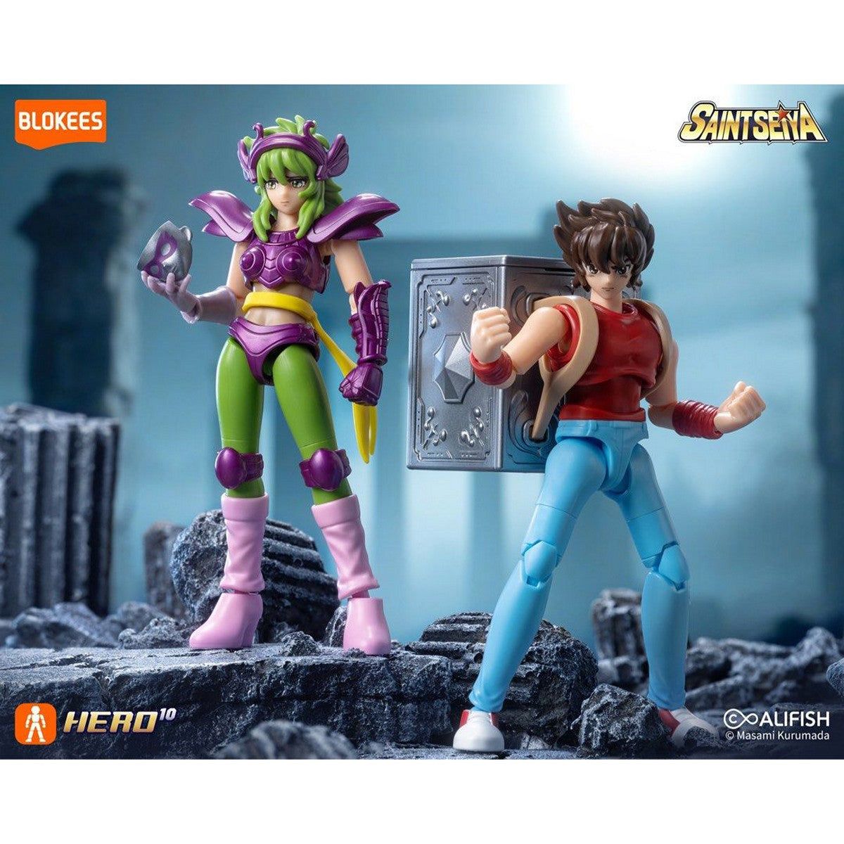 BLOKEES 75032 Figure Saint Seiya GV-02 Galaxy Version 02 The Legacy of Sagittarius GV02 Saiya