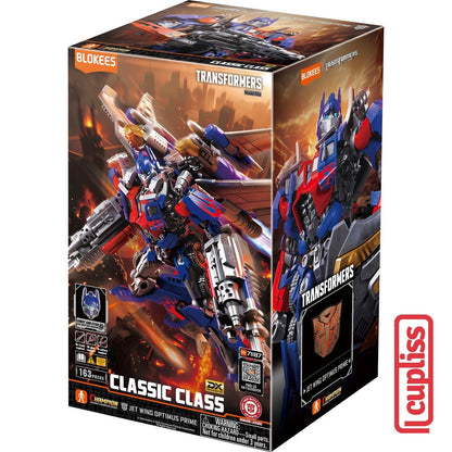 BLOKEES Figures Transformers 71187 One CC DX Jet Wing Optimus Prime Classic Class 21 Movie 3 Figure