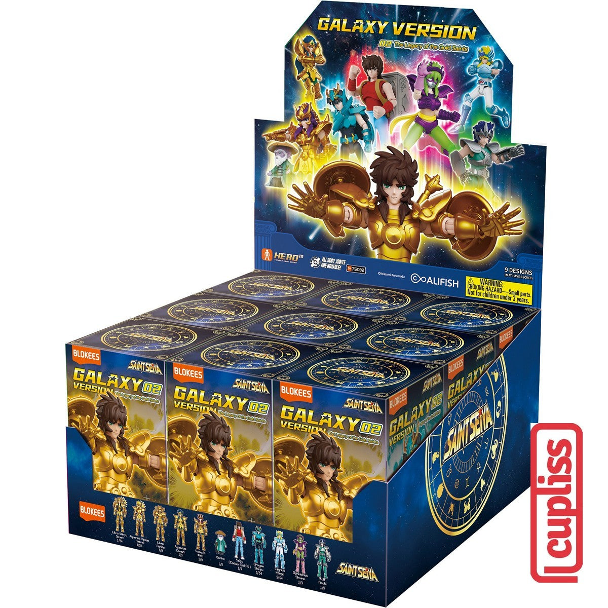 BLOKEES 75032 Figure Mini Saint Seiya GV-02 The Legacy of The Gold Saints 02 GV02 Box