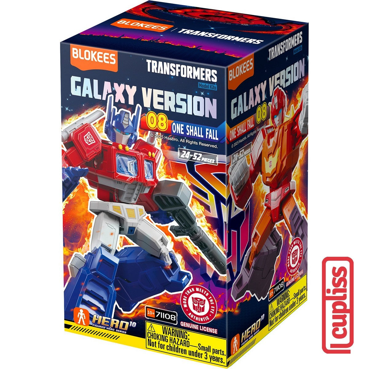 BLOKEES 71108 Figure Mini Transformers GV-08 One Shall Fall 08 GV08