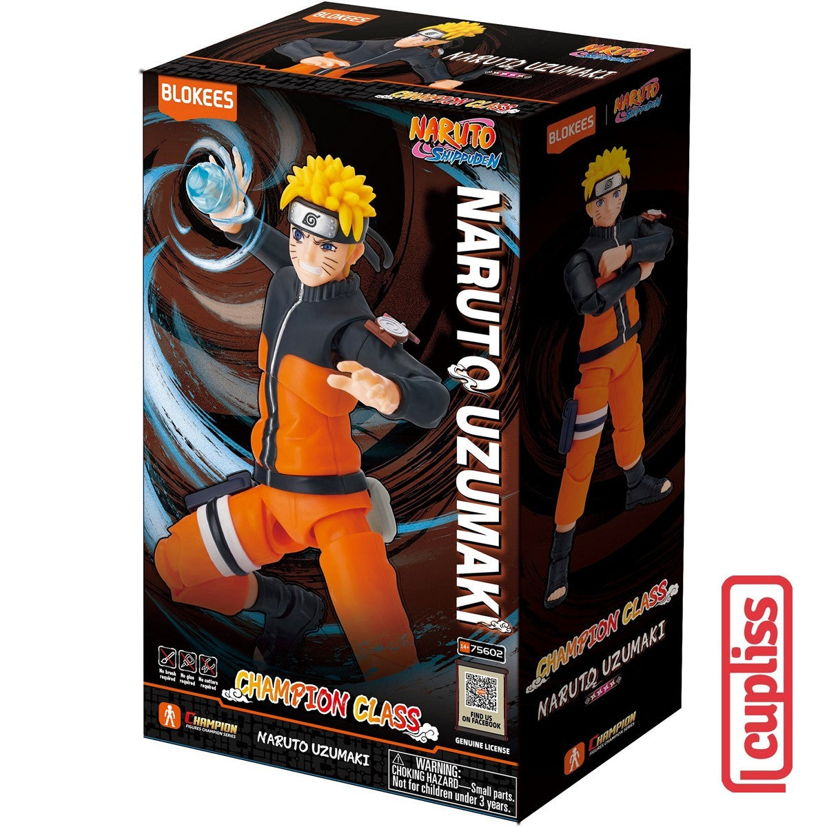 BLOKEES 75602 Figure Naruto Champion Class CC02 Naruto Uzumaki